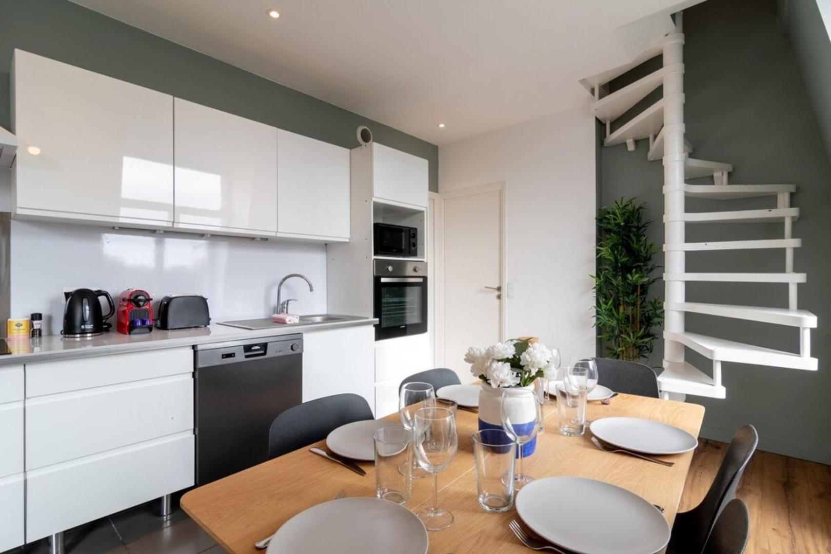 Marcq En Baroeul - Superb Apartment + Parking Eksteriør bilde