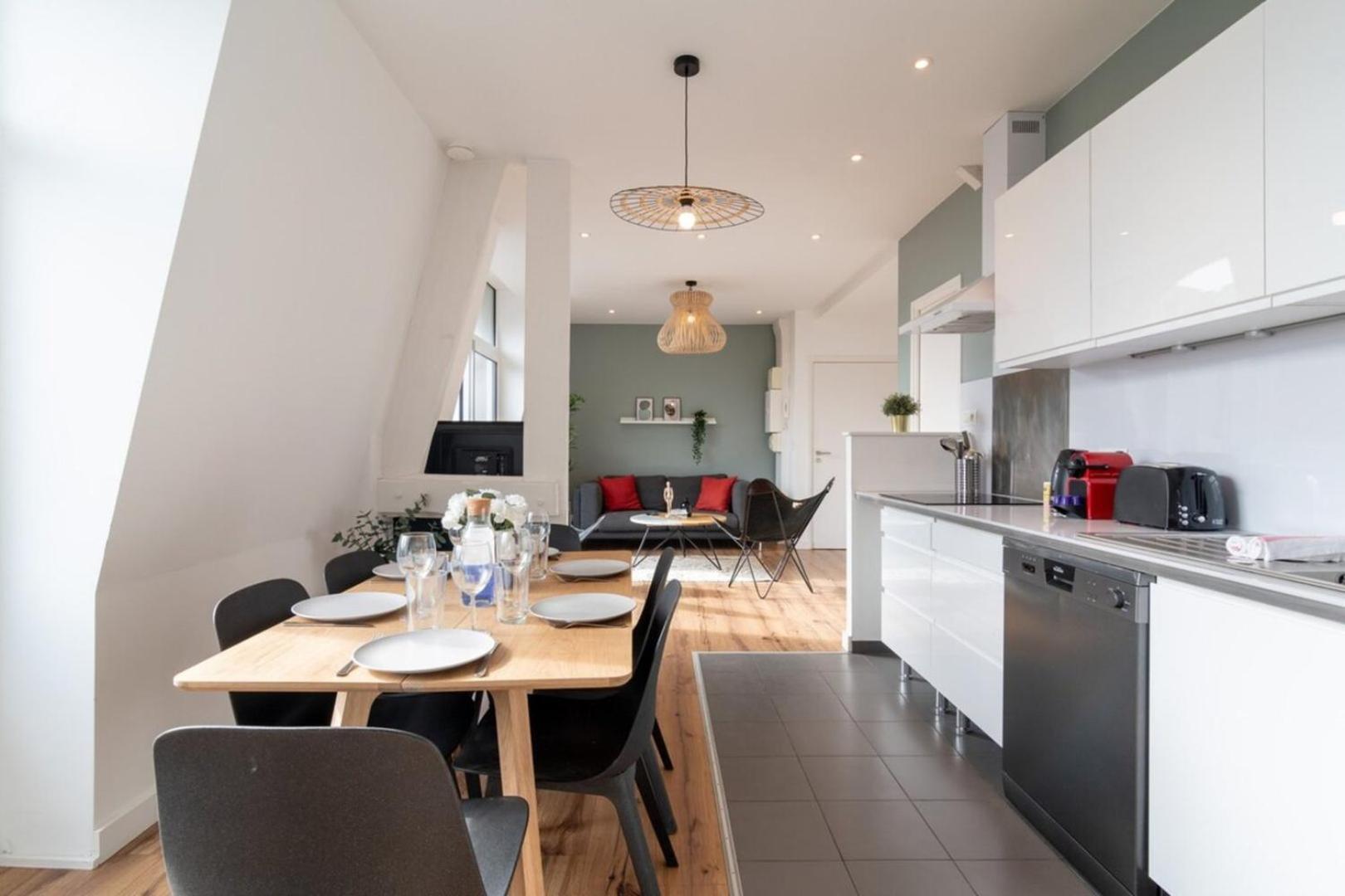 Marcq En Baroeul - Superb Apartment + Parking Eksteriør bilde